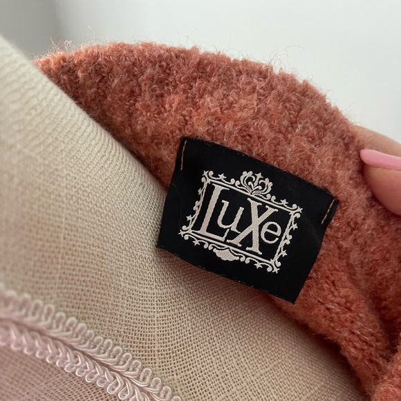 Luxe Orange Sweater - Picture 2 of 3